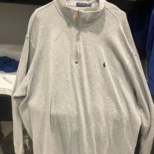 Polo Ralph Lauren Gray Quarter-Zip Pullover